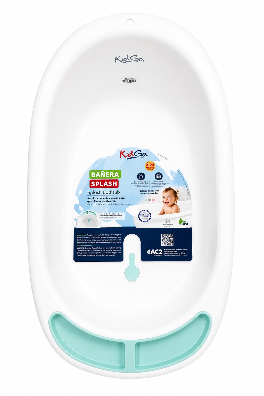 Tina de baño para bebé Kid go