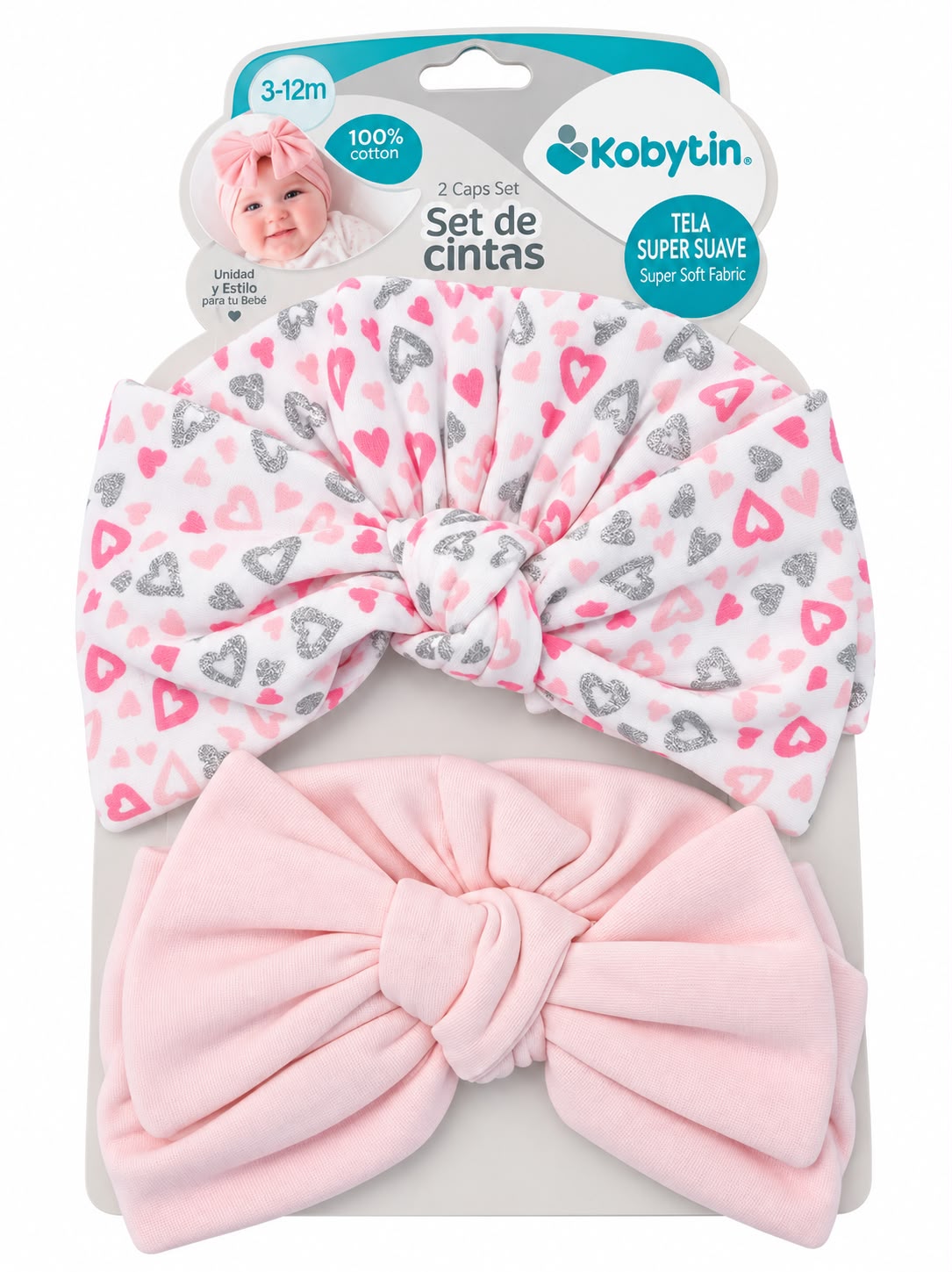 Set de gorros para bebé Kobytin
