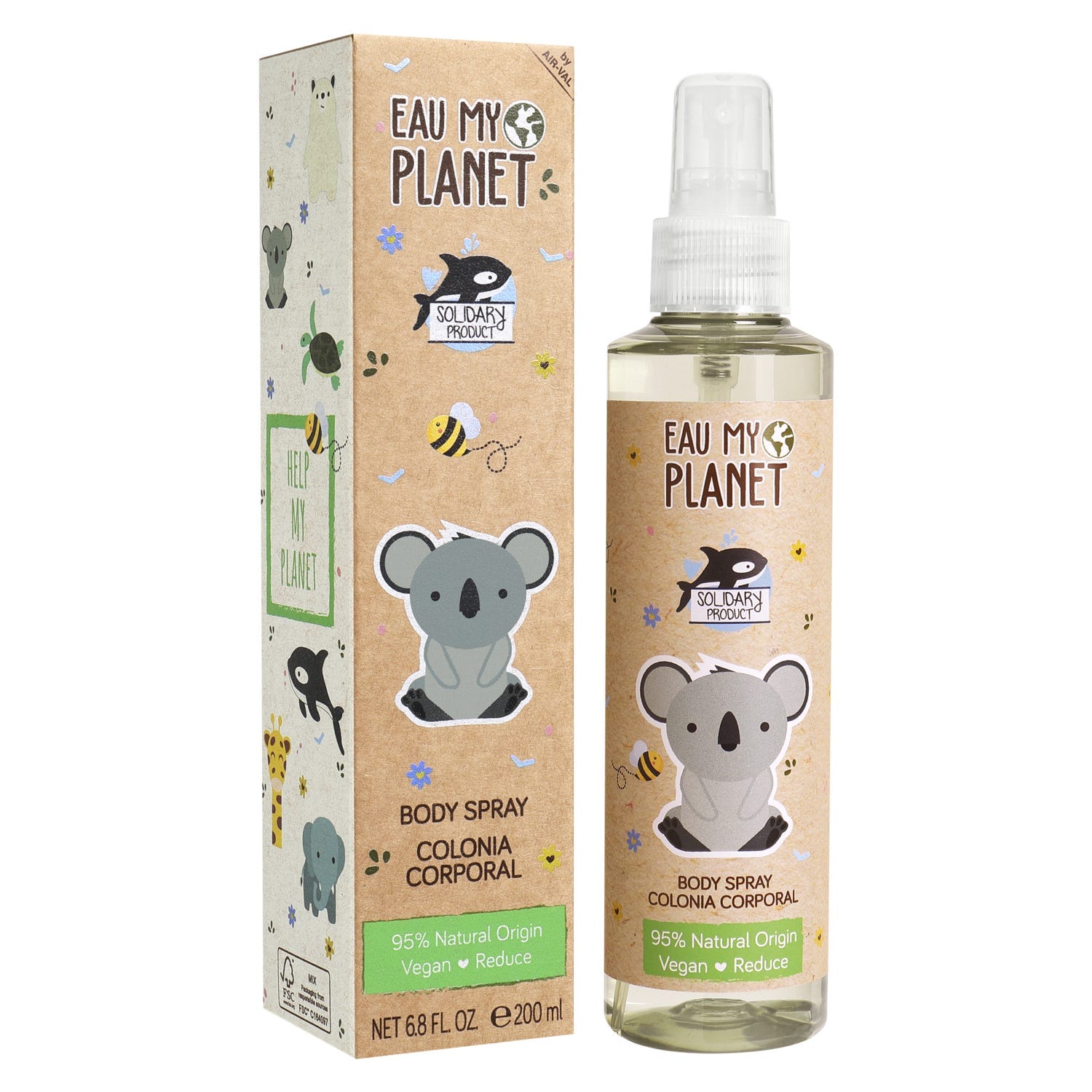 Colonia corporal Eau my Planet