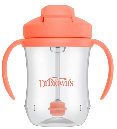 Mi primer vaso con pajilla de Dr browns milestones (9 onzas/270 ml)