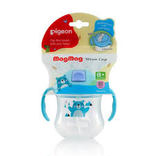 Beberito  Mag mag  Pegeon 8+ con pajilla ( 200ml/7oz)