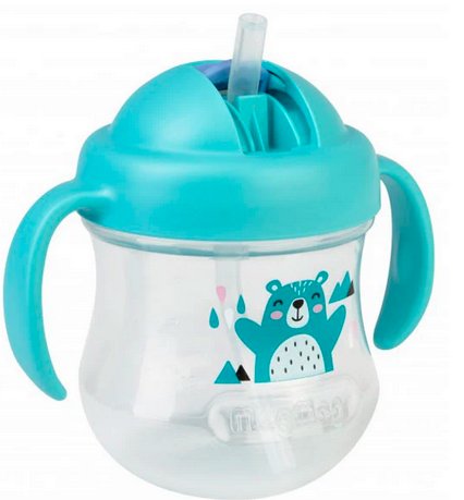 Beberito  Mag mag  Pegeon 8+ con pajilla ( 200ml/7oz)