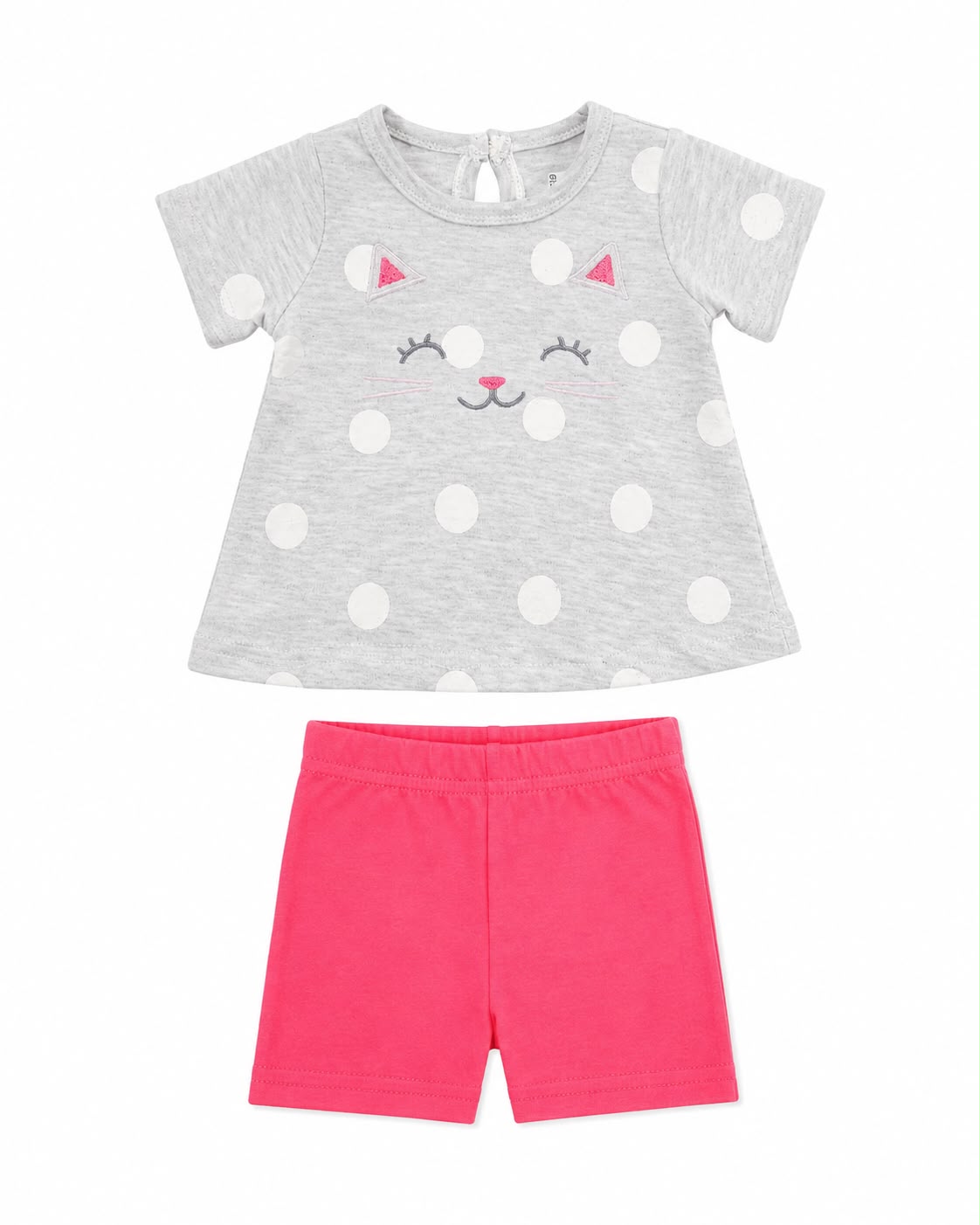 Conjunto rosado gatita Kids land