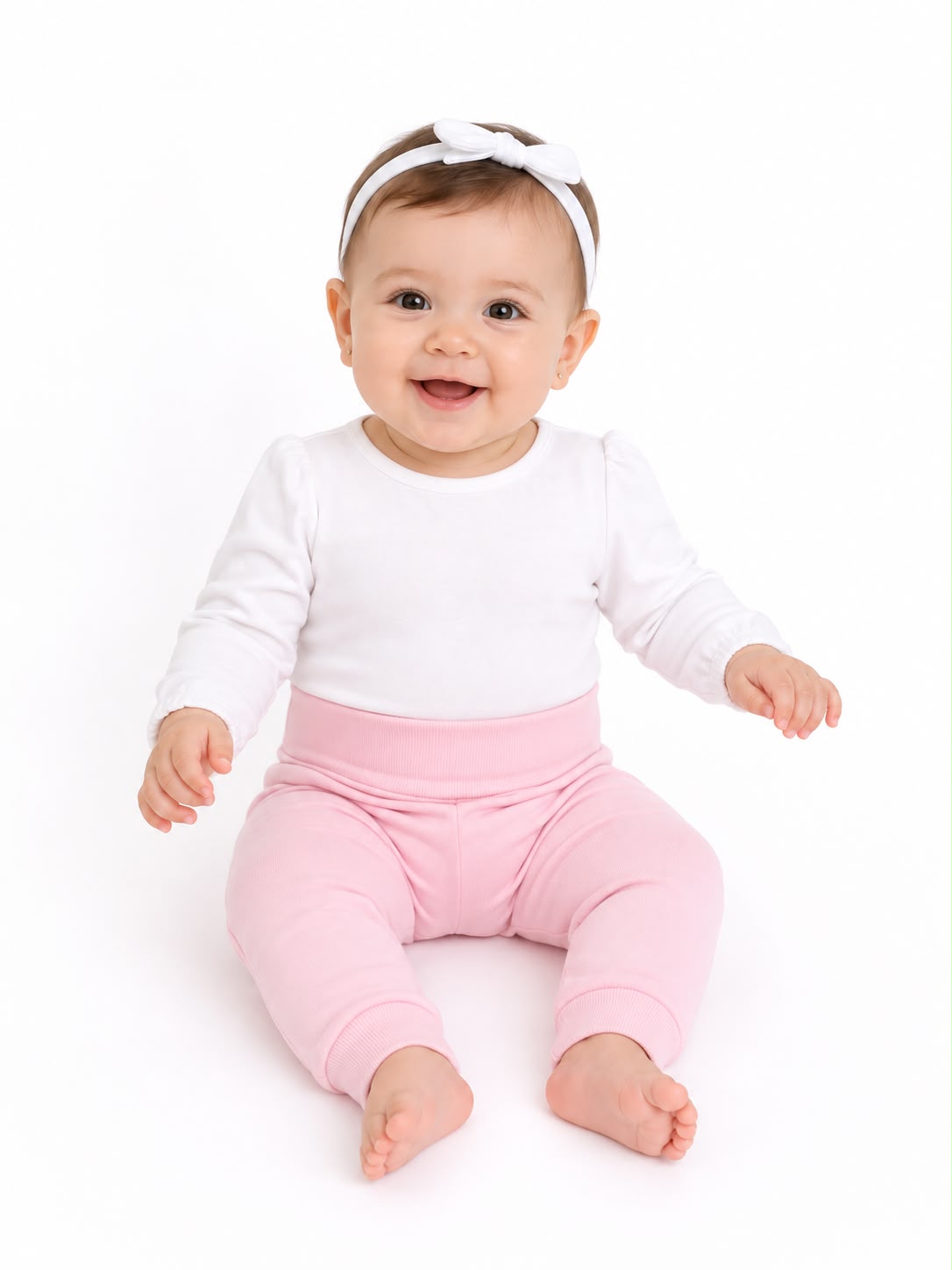 Pantalón rosado para bebé Fakini