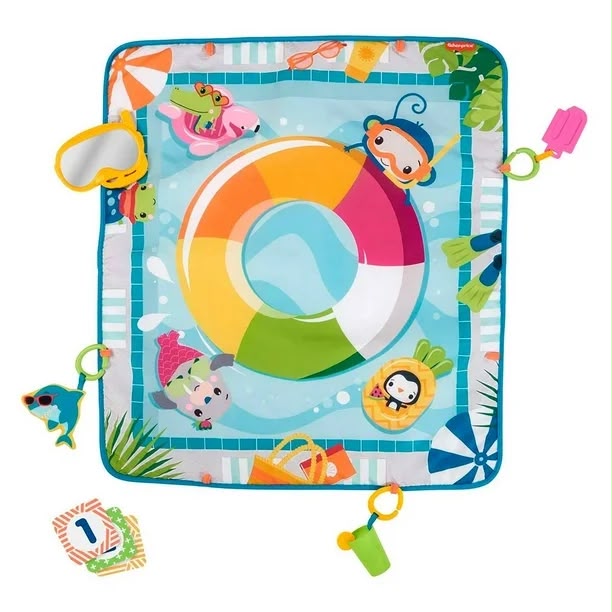 Tapete diversón en la piscina Fisher price