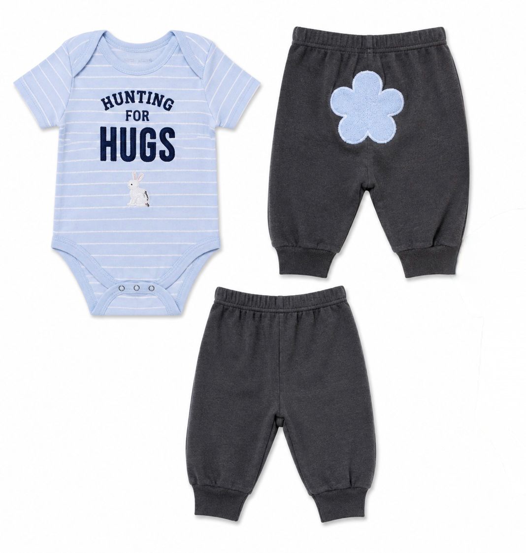 Conjunto hunting  for  hugs de rayas Kids land