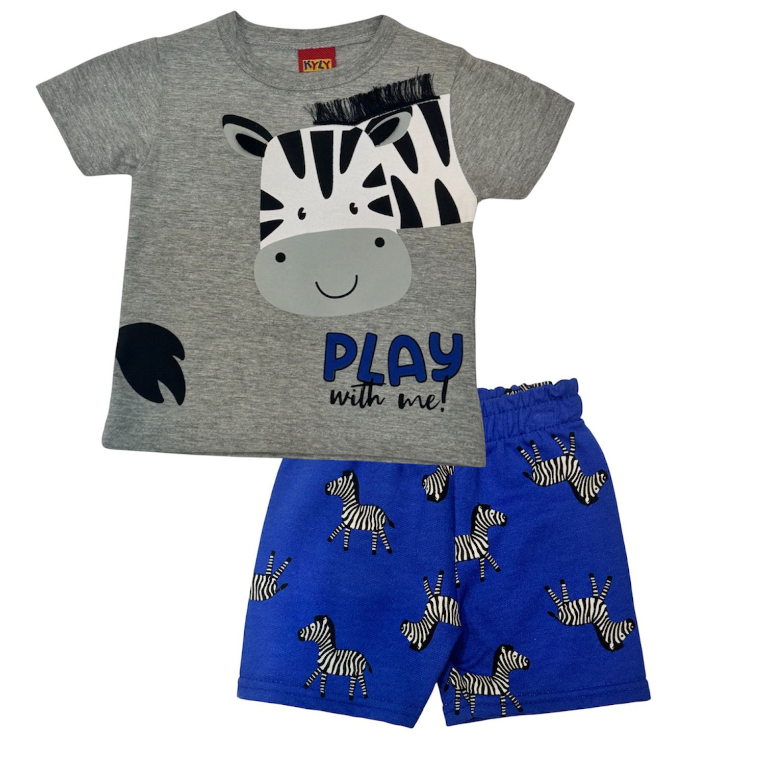 Conjunto gris Zebra  Kyly