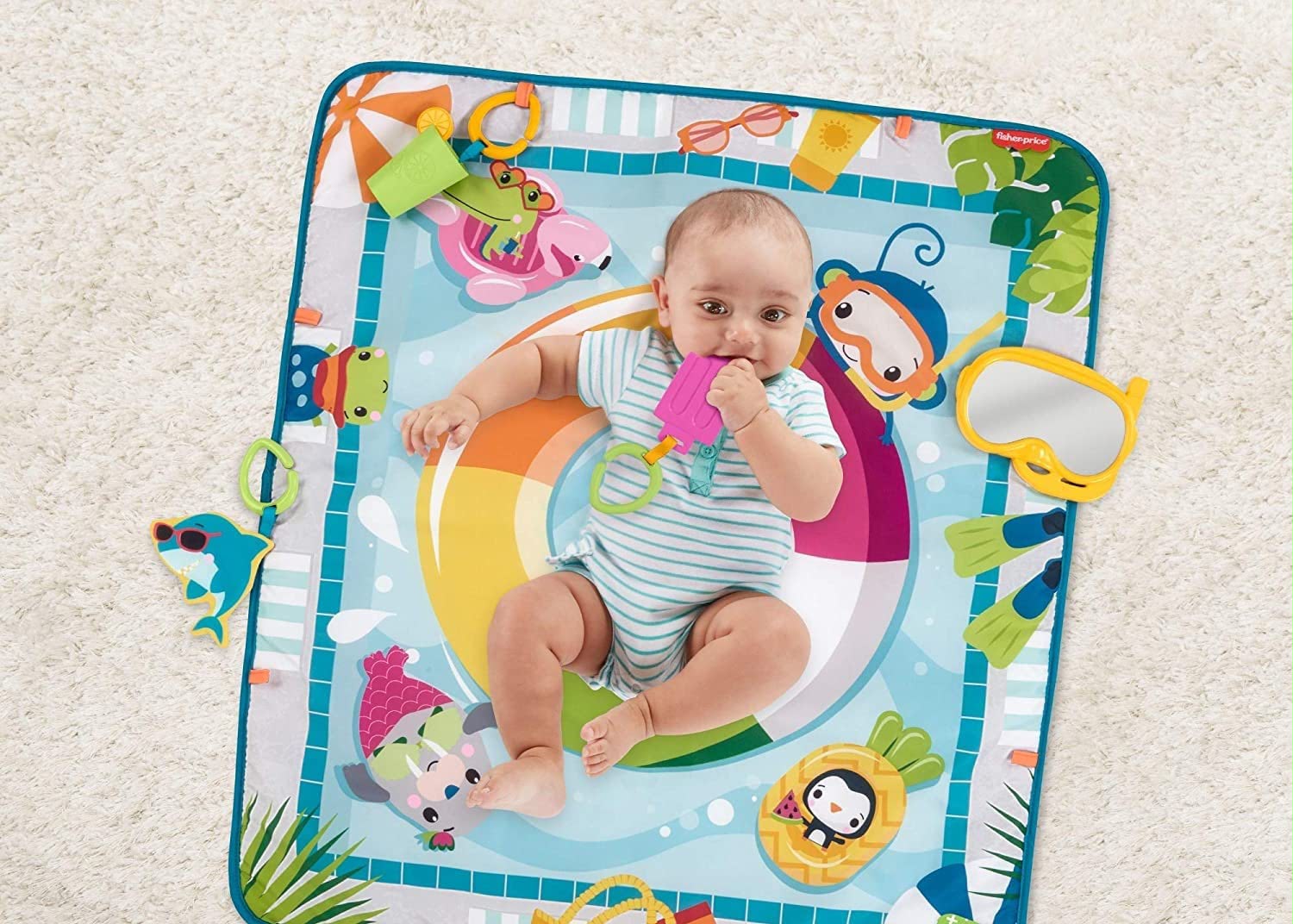 Tapete diversón en la piscina Fisher price