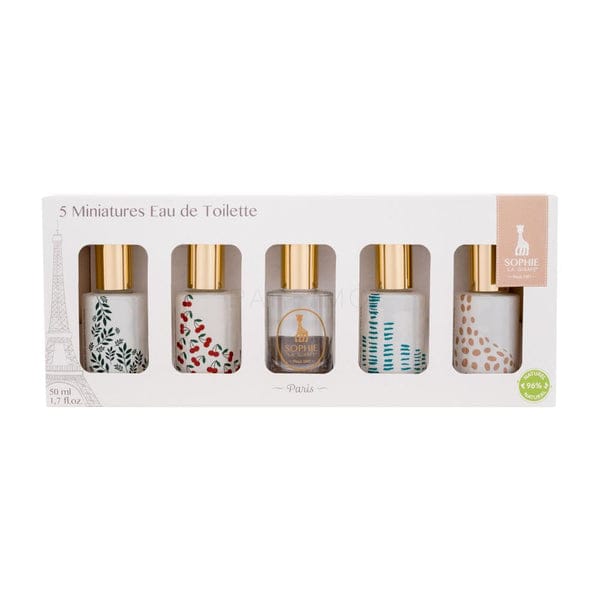 5 Perfumes miniatura Eau de toilette Sophie la girafe 50ml