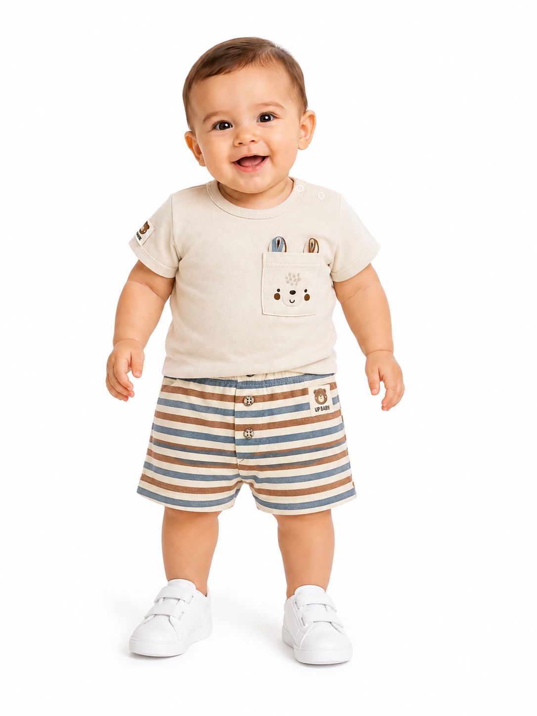 Short de rayas oso Up Baby