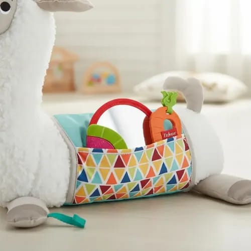 Cojín de actividades de llama Fisher Price
