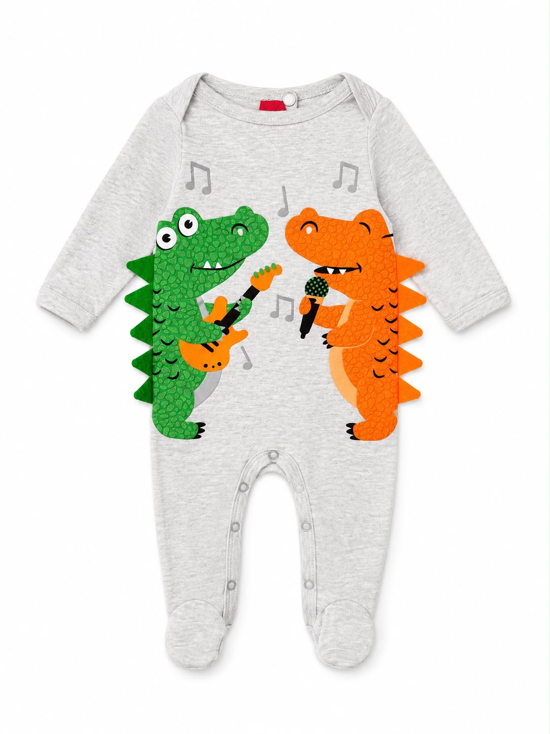 Pijama entera gris cocodrilo Kyly