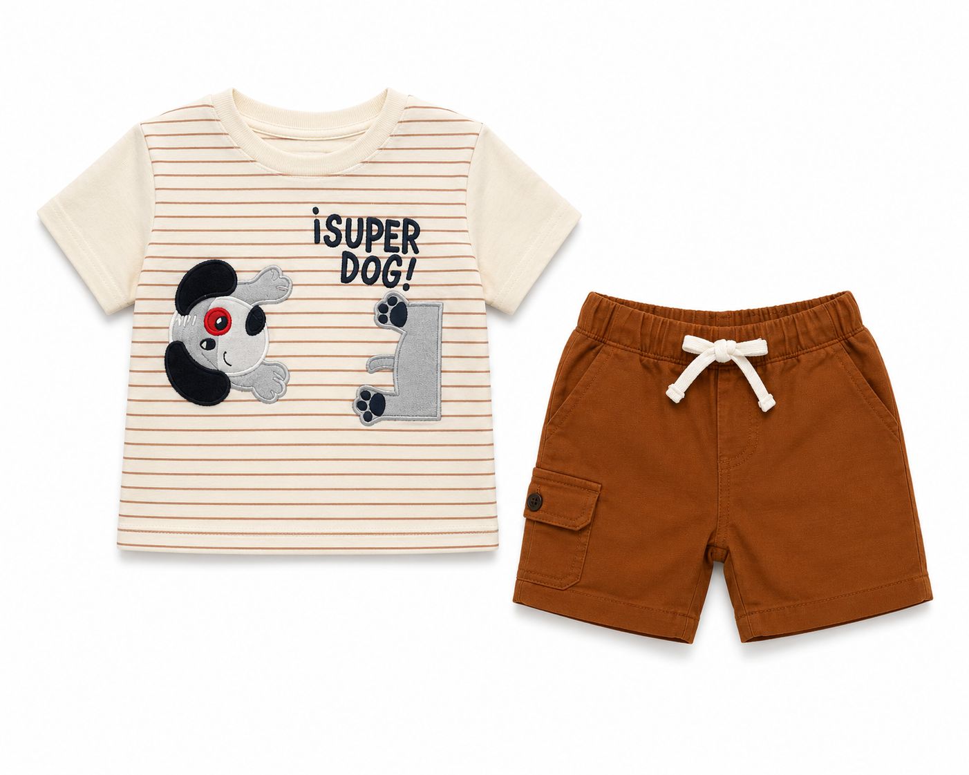 Conjunto 2 piezas súper dog Bon blues