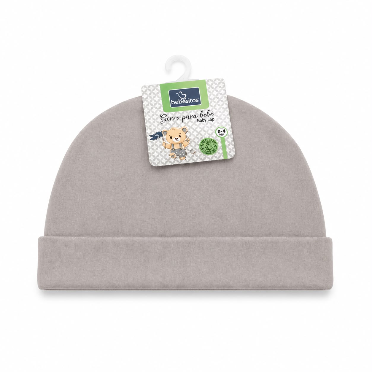 Gorro Gris para bebé (Bebesitos)