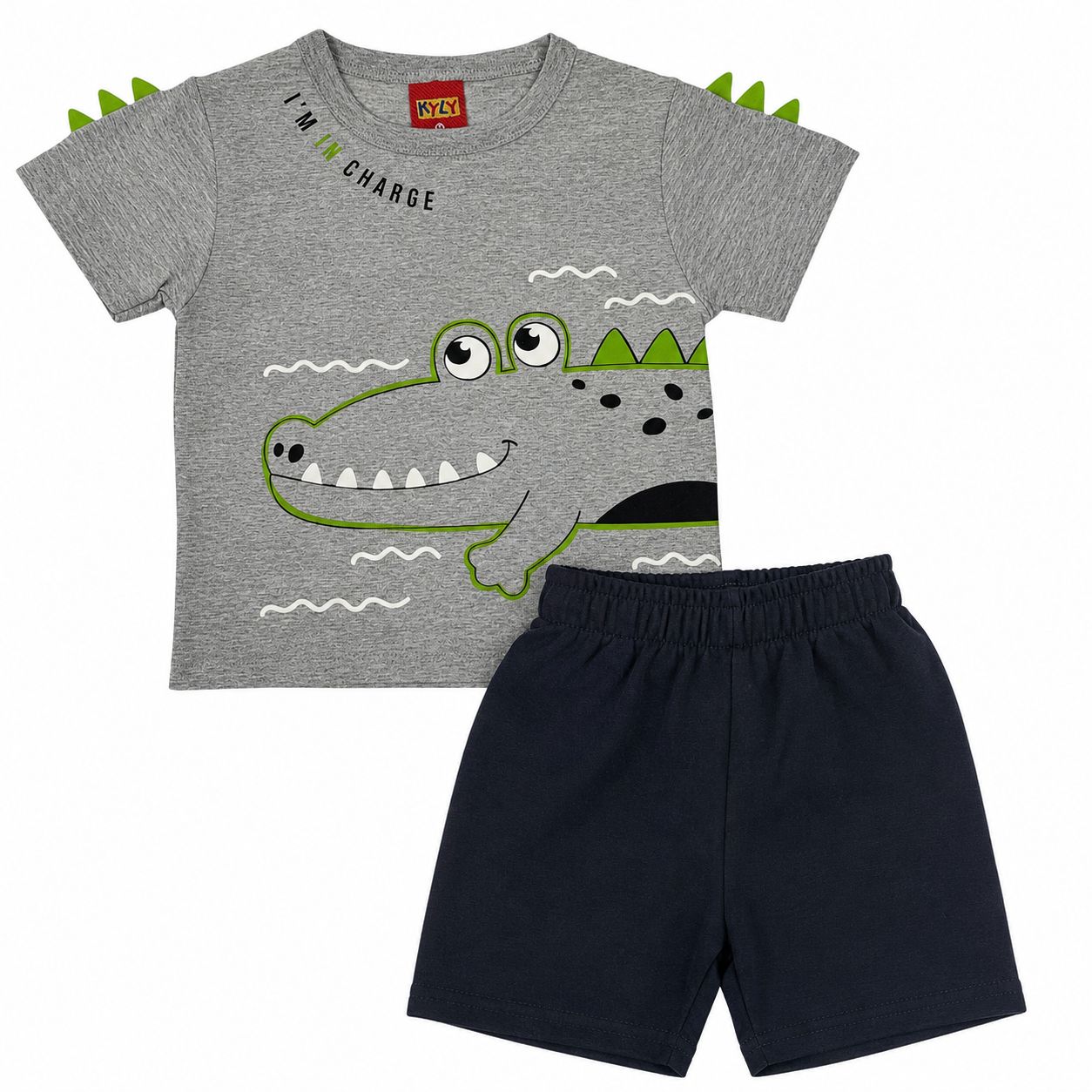 Conjunto gris Lagarto  Kyly