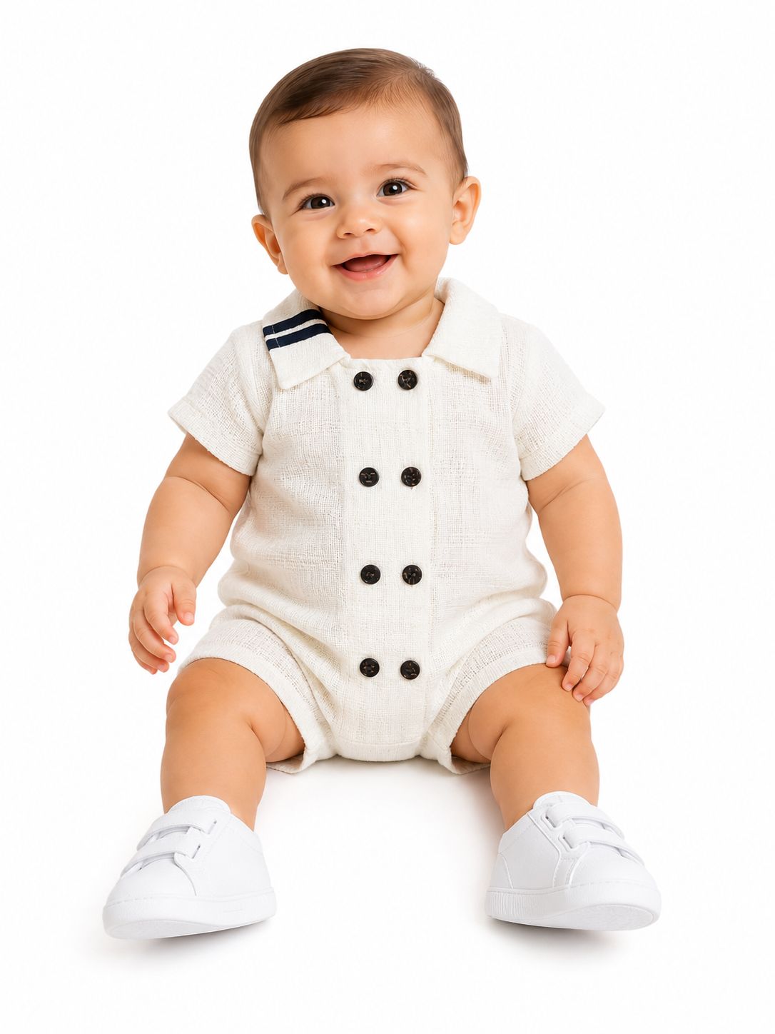 Mameluco blanco de totones Everfit