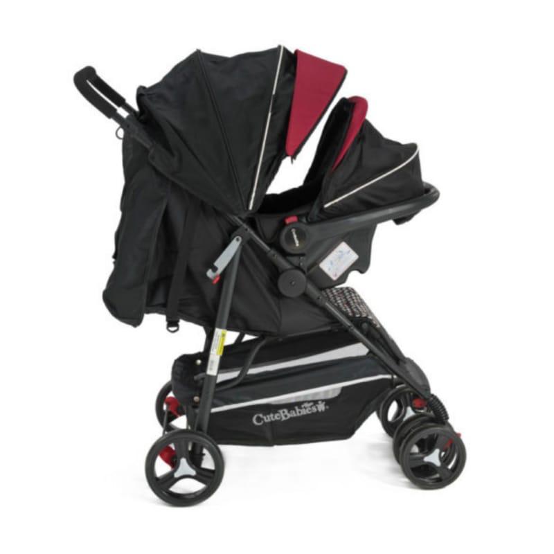 Coche con silla carro Cuties Babies 3 en 1