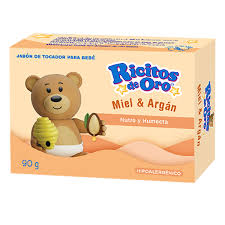 Jabón Miel y Argán   para Bebé Ricitos de Oro