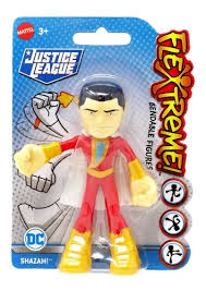 Figuras flexibles Shazam (Justice League  Flextreme Mattel)