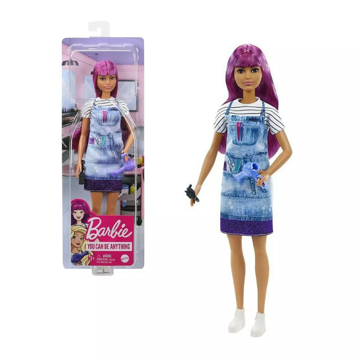 Barbie profesiones (Estilista) You can be anything  Mattel