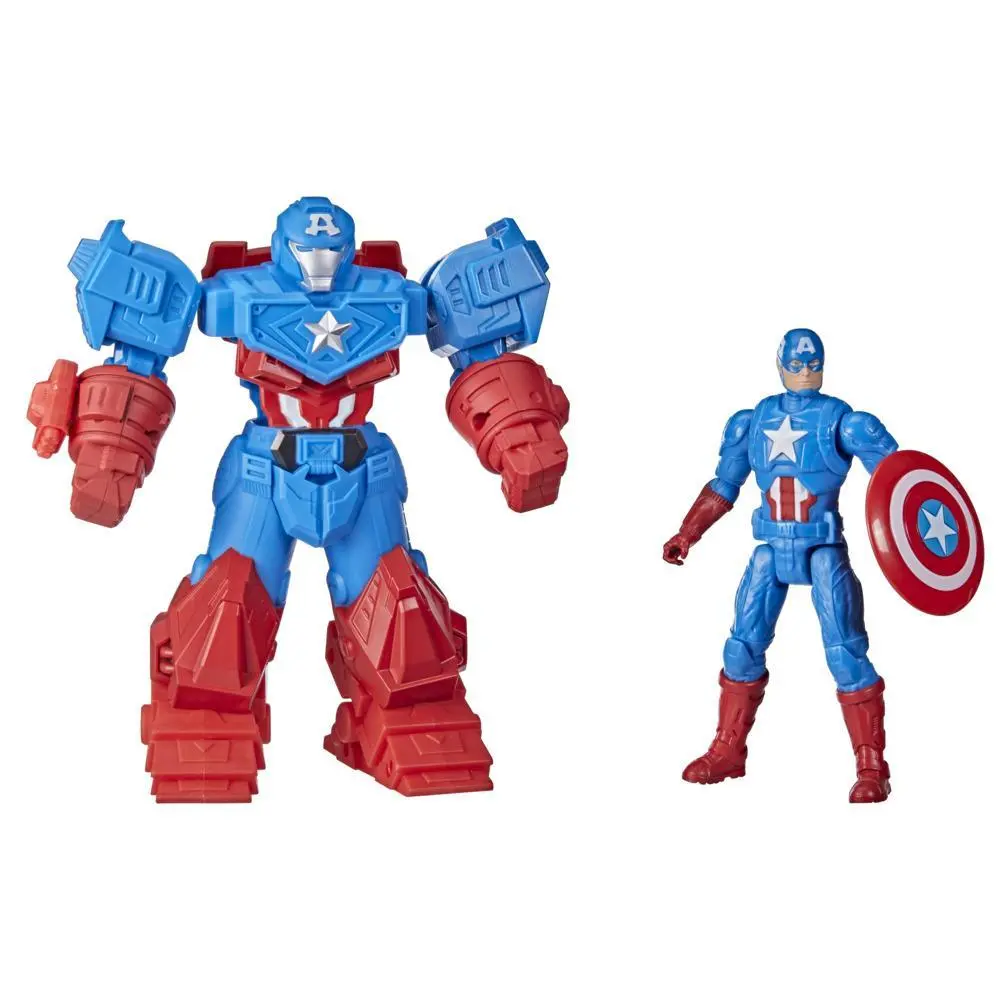 Figuras Avengers Mech Strike Capitán América