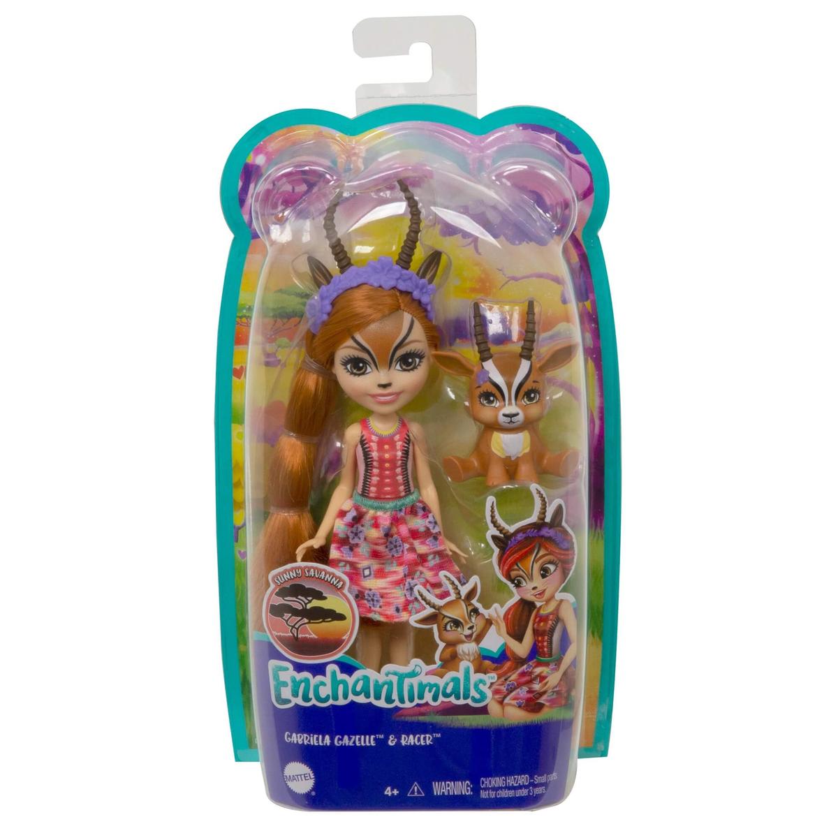 Enchantimals Gabriela Gazelle y spotter( Mattel)