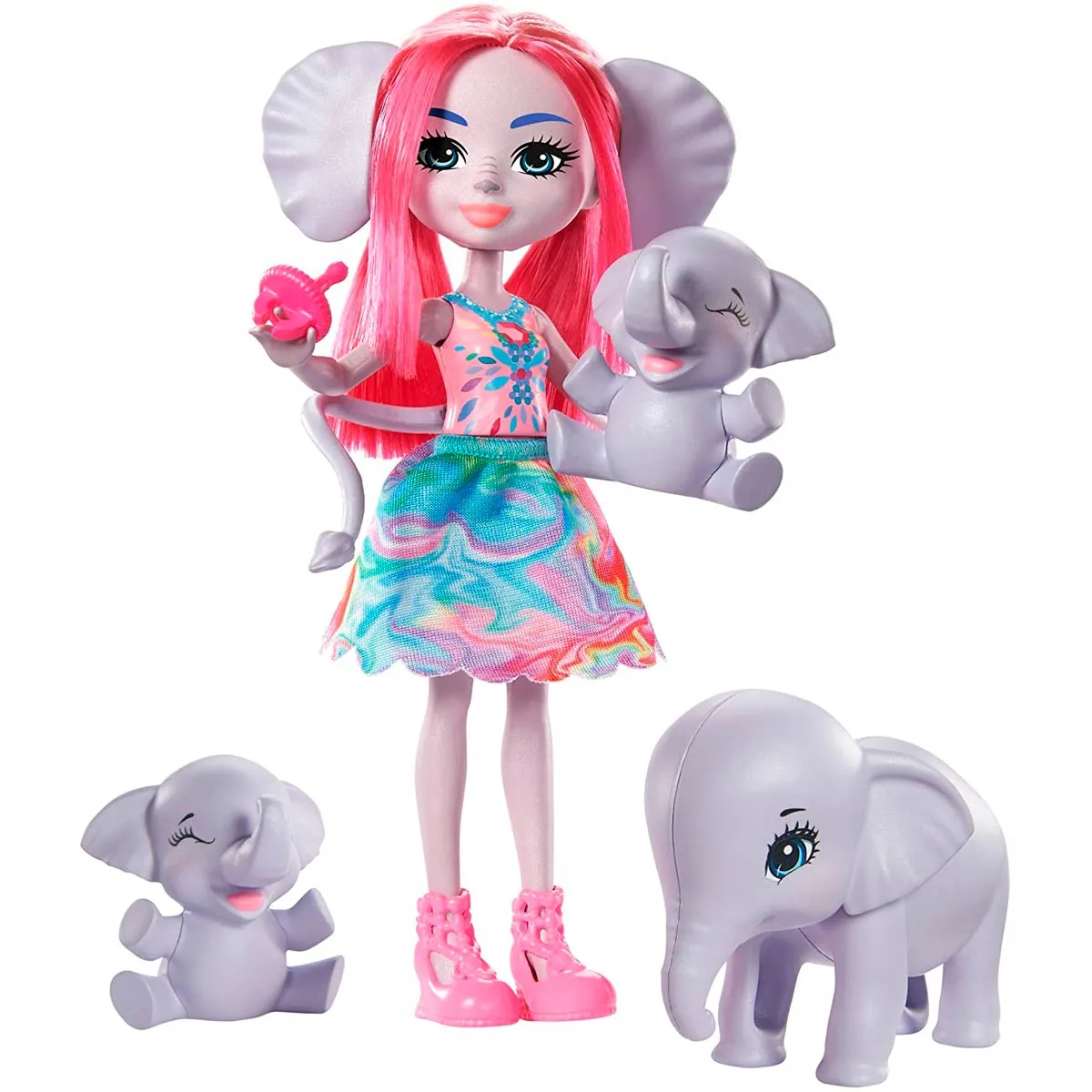 Enchantimals Esmeralda elephant y graceful( Mattel)