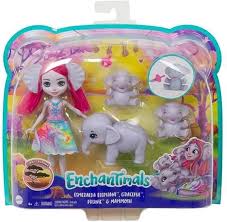 Enchantimals Esmeralda elephant y graceful( Mattel)