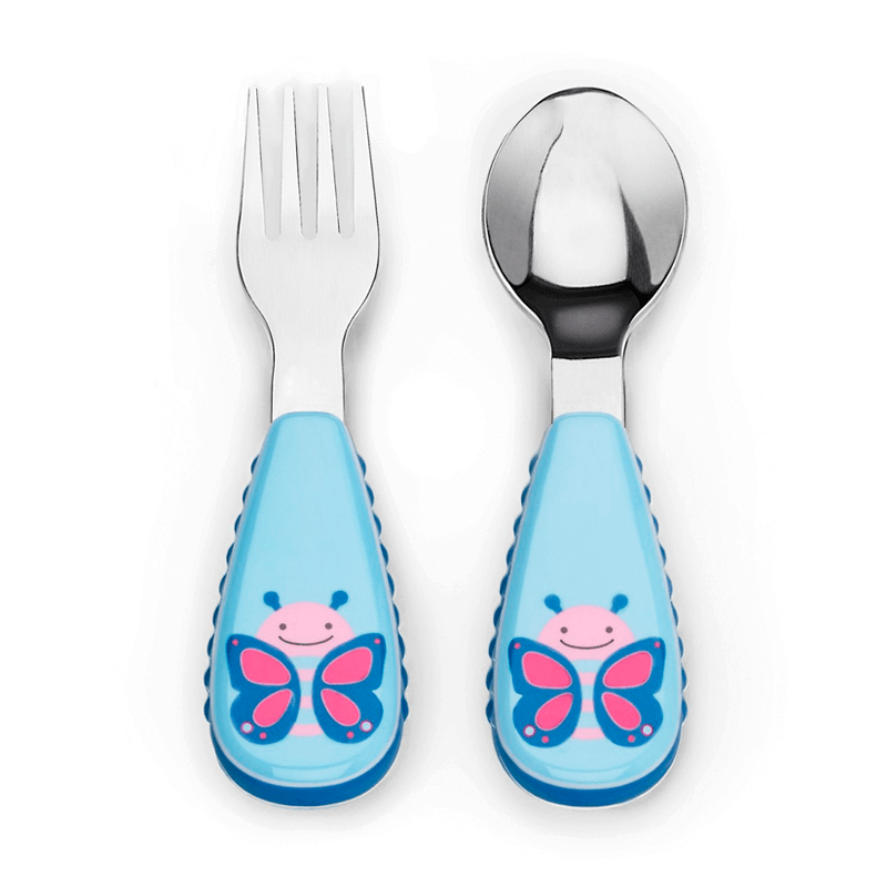 Set de tenedor y cuchara  Mariposa Skip Hop