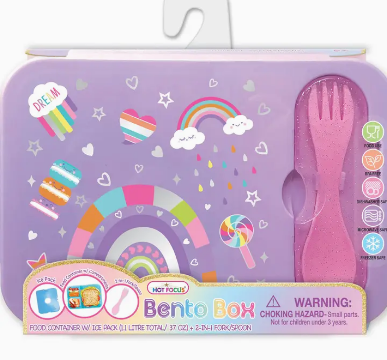 Envase Lonchera alimentos Bento box (Hot Focus)