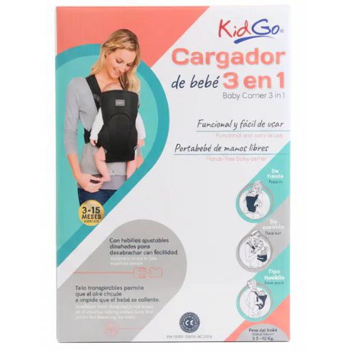 Cargador de bebé 3 en 1 Kids Go