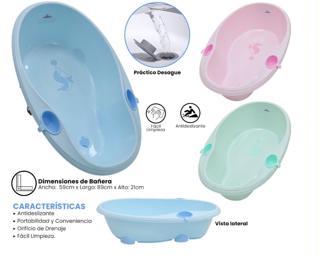 Tina de baño para bebé Bebesitos