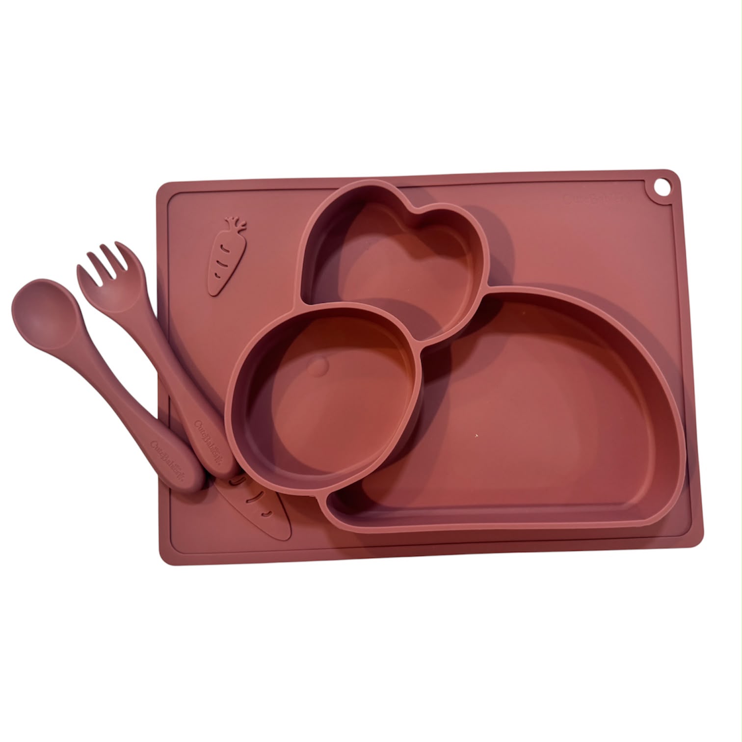 Set plato/cubiertos Cute babies