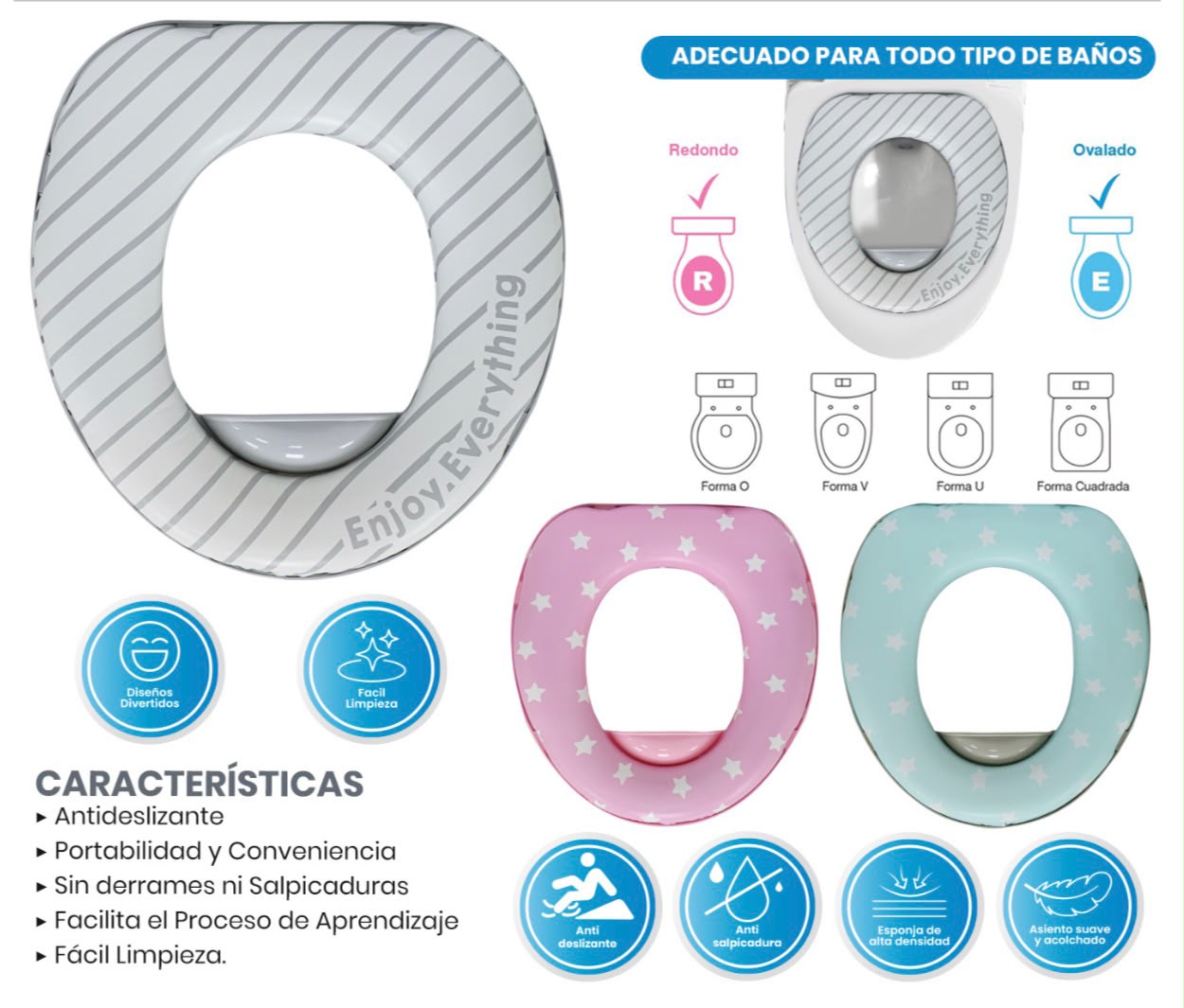 Asiento entrenador para niños ( Bebesitos)