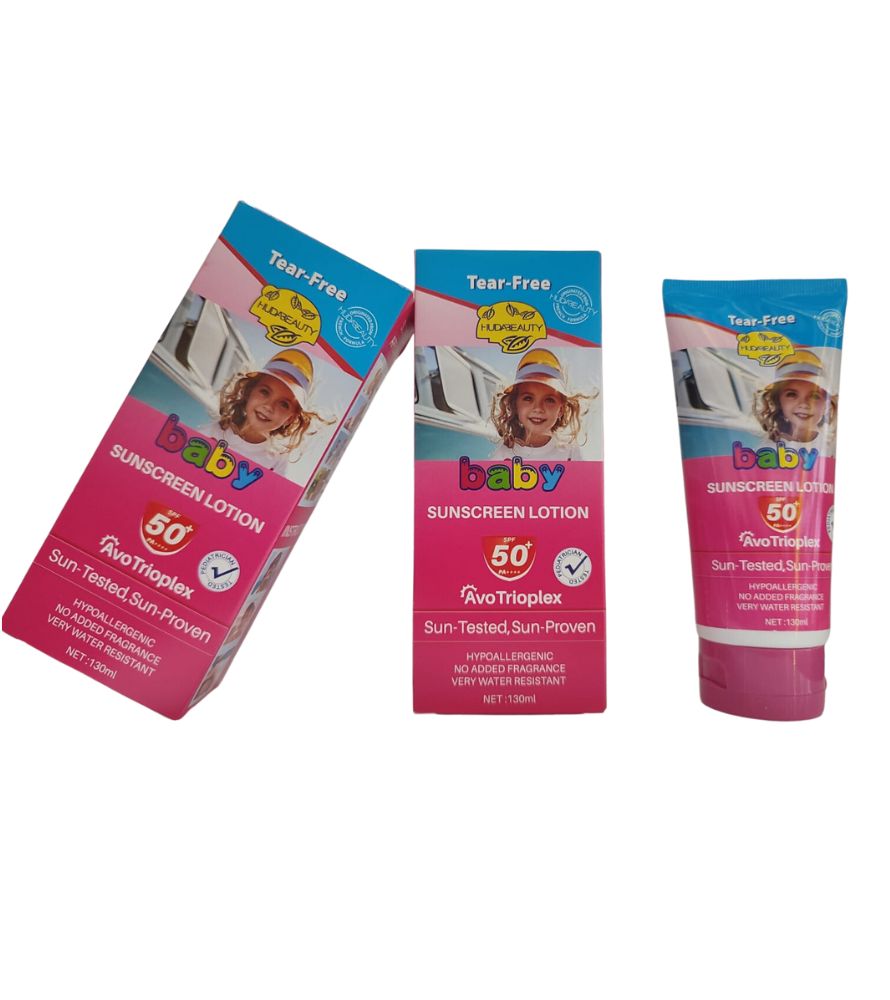 Bloqueador para bebé 50 SPF Huda beauty 130 ml
