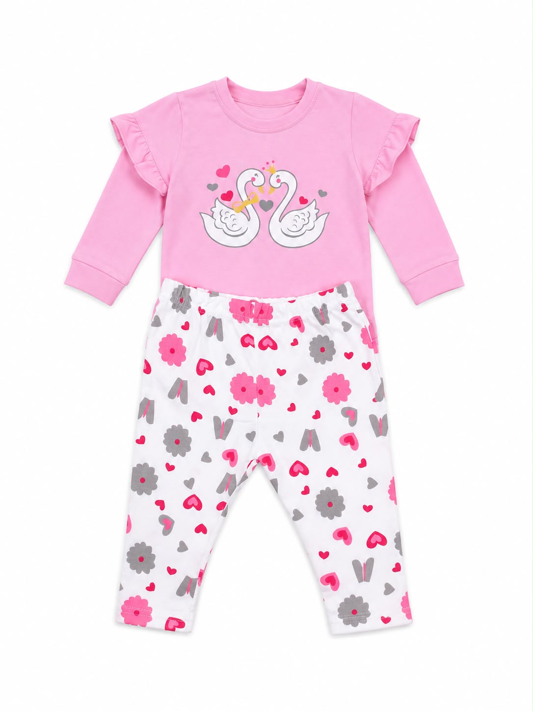Pijama de 2 piezas cisnes Everfit