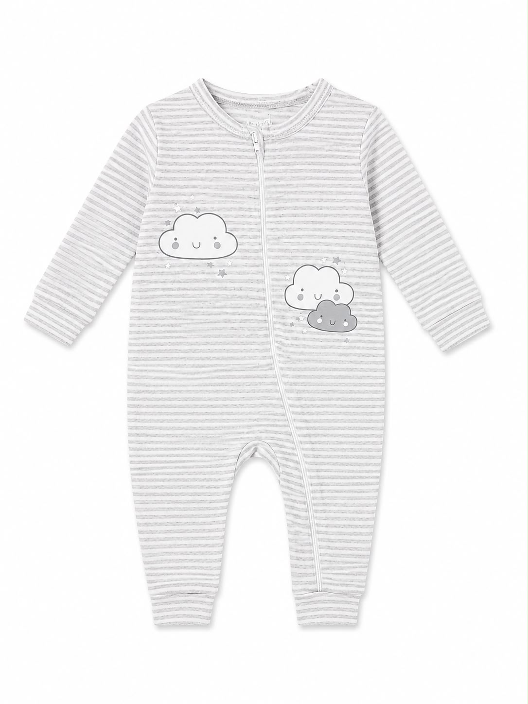 Pijama entera gris de nubes Brandili