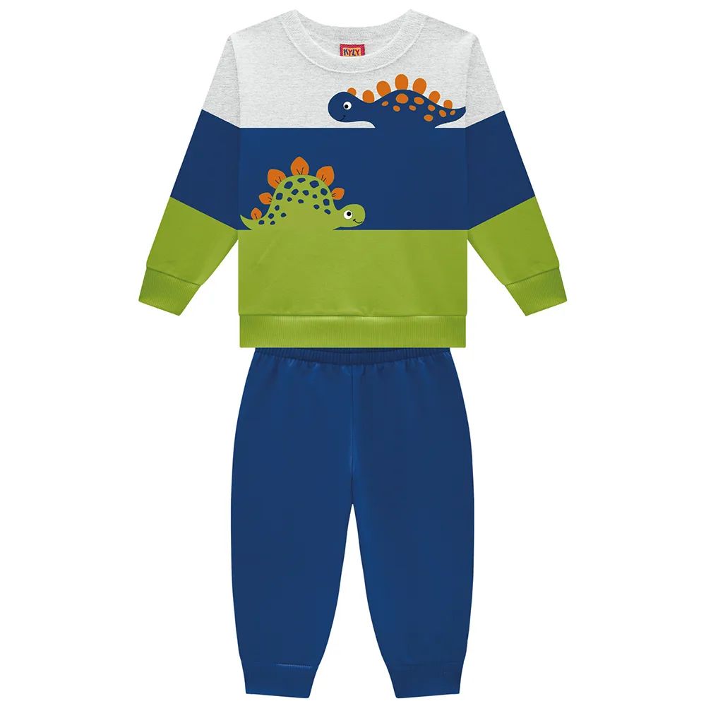 Conjunto con buzo dinos KYLY