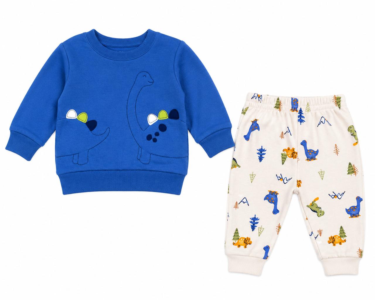 Conjunto dinosaurios azul
