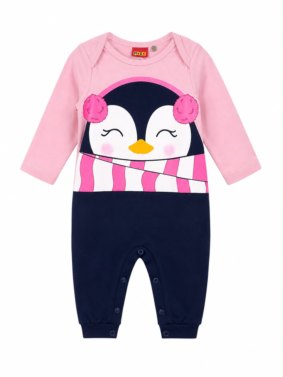 Pijama pingüino rosada  Kyly