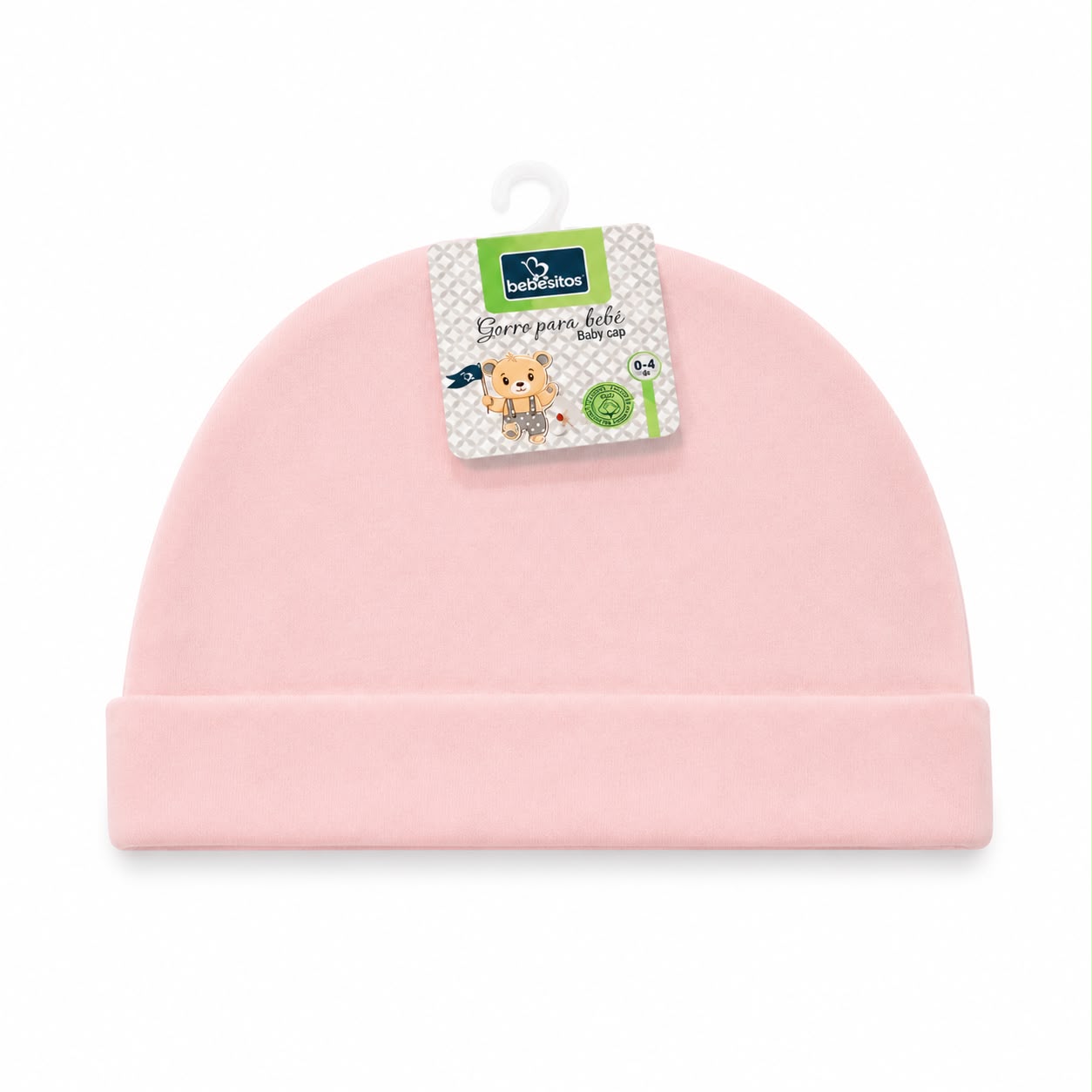 Gorro Rosado para bebé (Bebesitos)