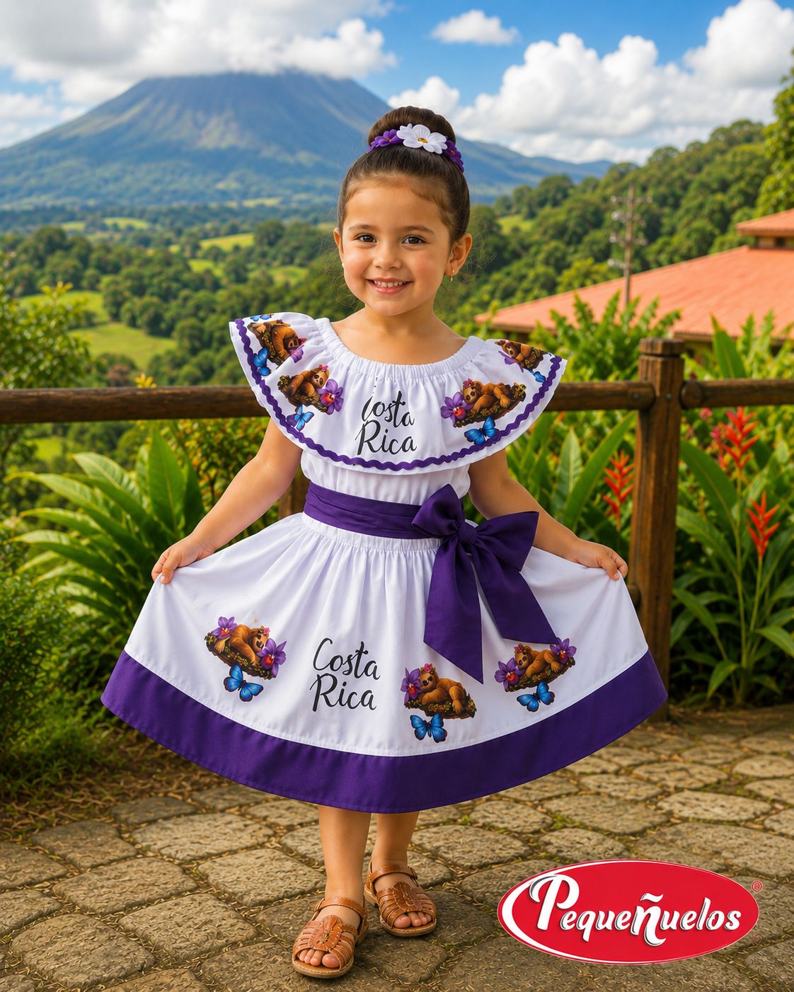 Vestido  típico Costarricense