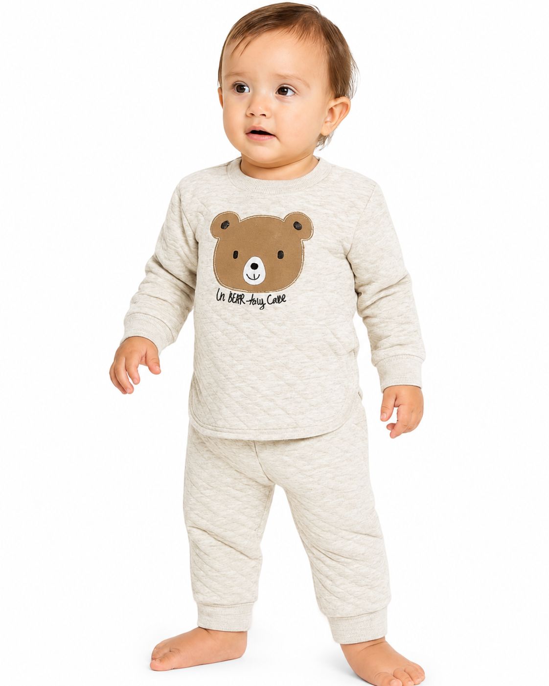 Conjunto 2 piezas jirafa/oso Bon blues