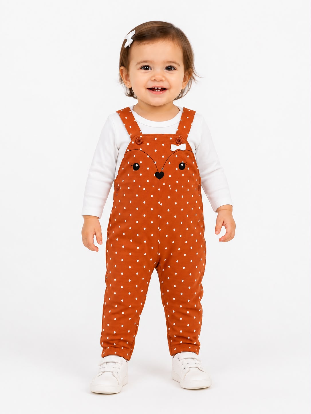 Set de overol zorrita bronce Kyly