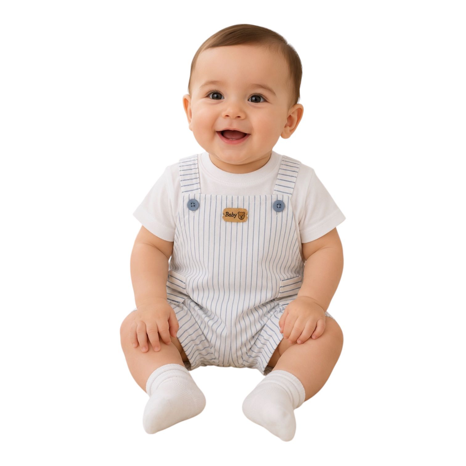 Set de 2 piezas con overol  Cutie Baby