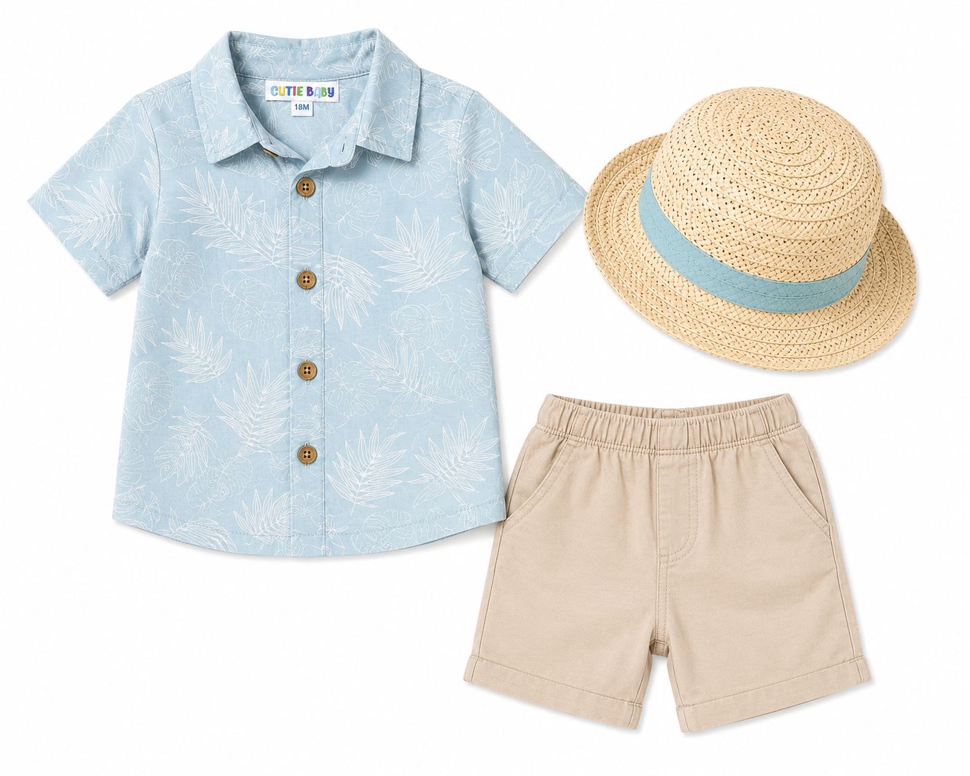 Conjunto bebé con sombrero Cutie Baby