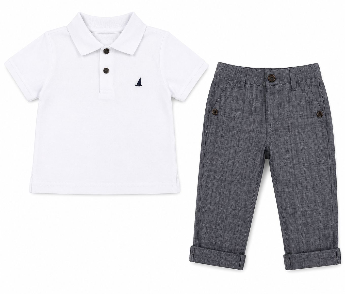 Conjunto 2 piezas camisa polo Mekaniks