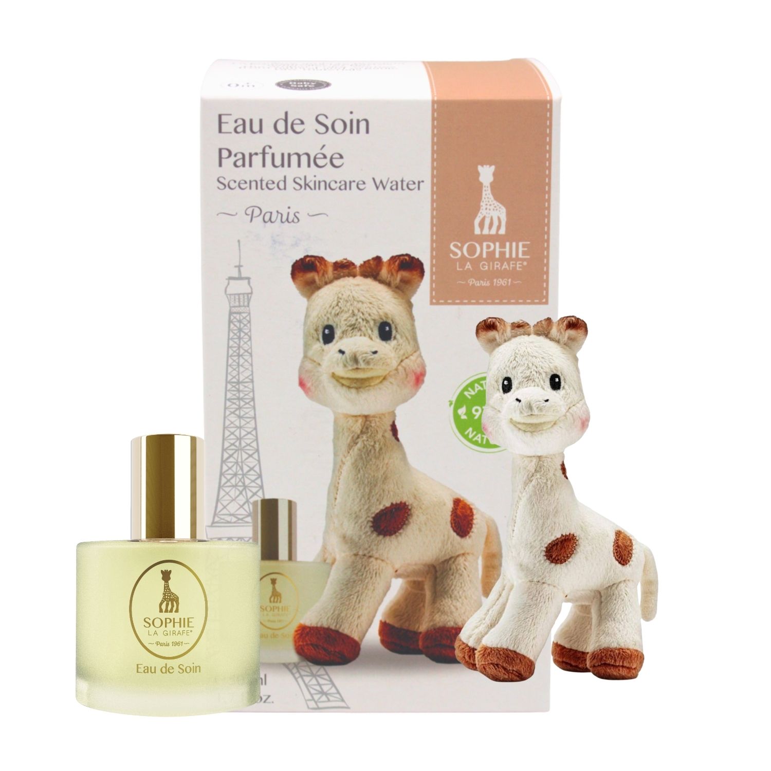 Perfume con peluche eau de soin parfumeé Sophie la girafe 50 ml