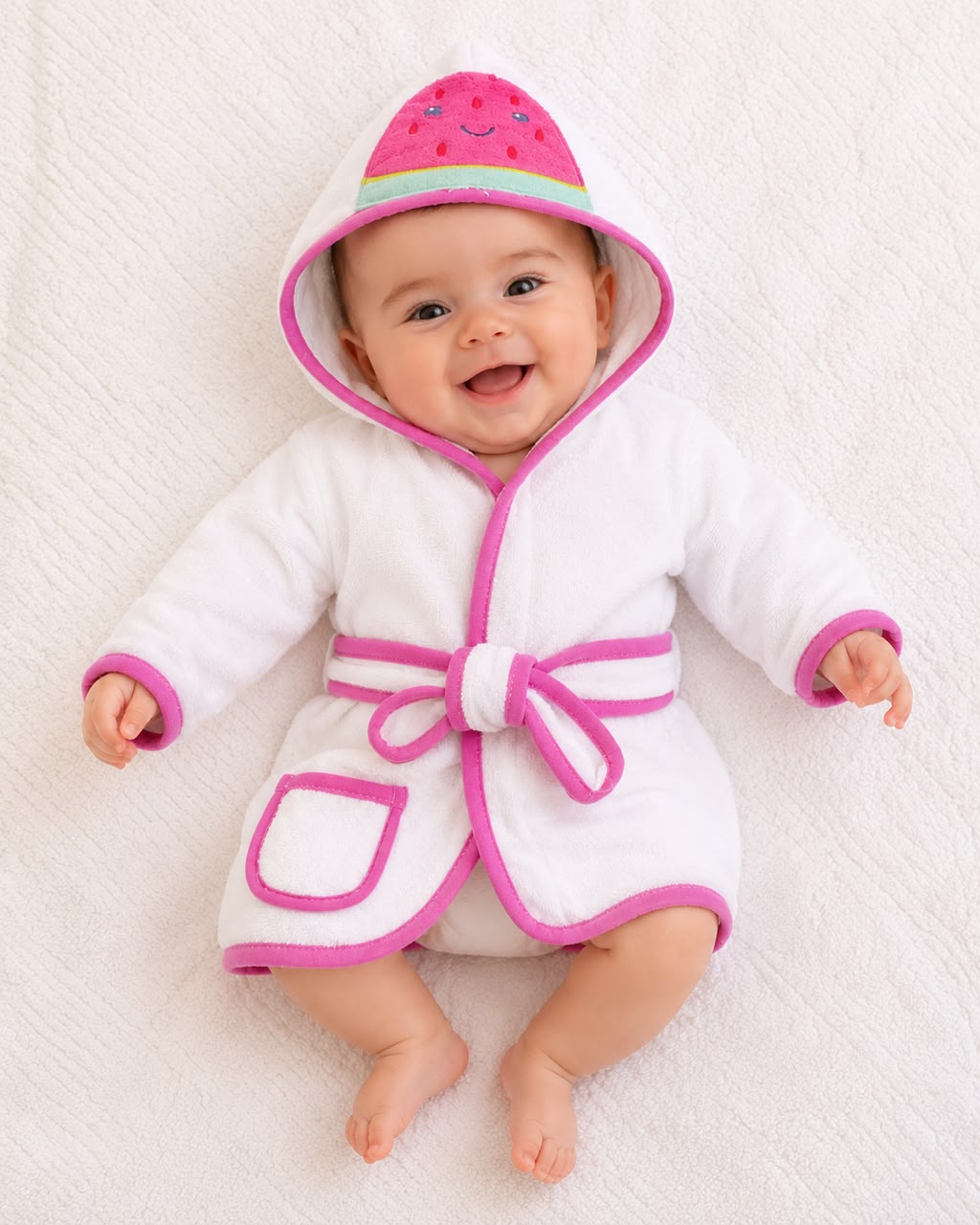 Bata de baño de sandia para bebé  Wakids
