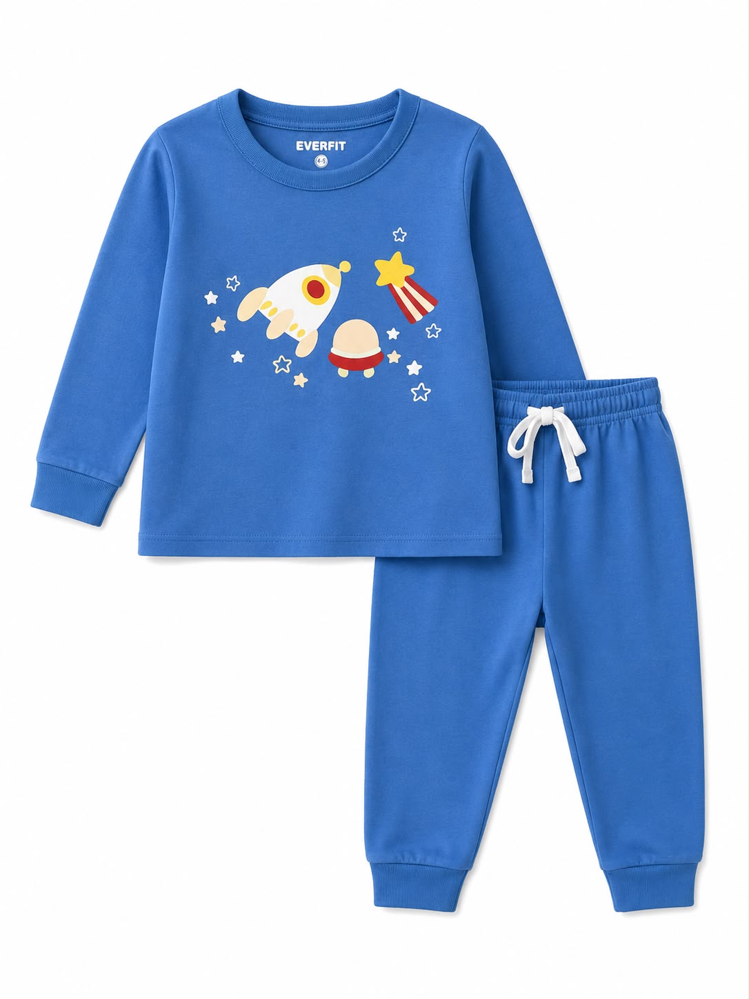 Pijama celeste cohetes 2 piezas Everfit